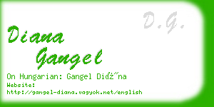 diana gangel business card